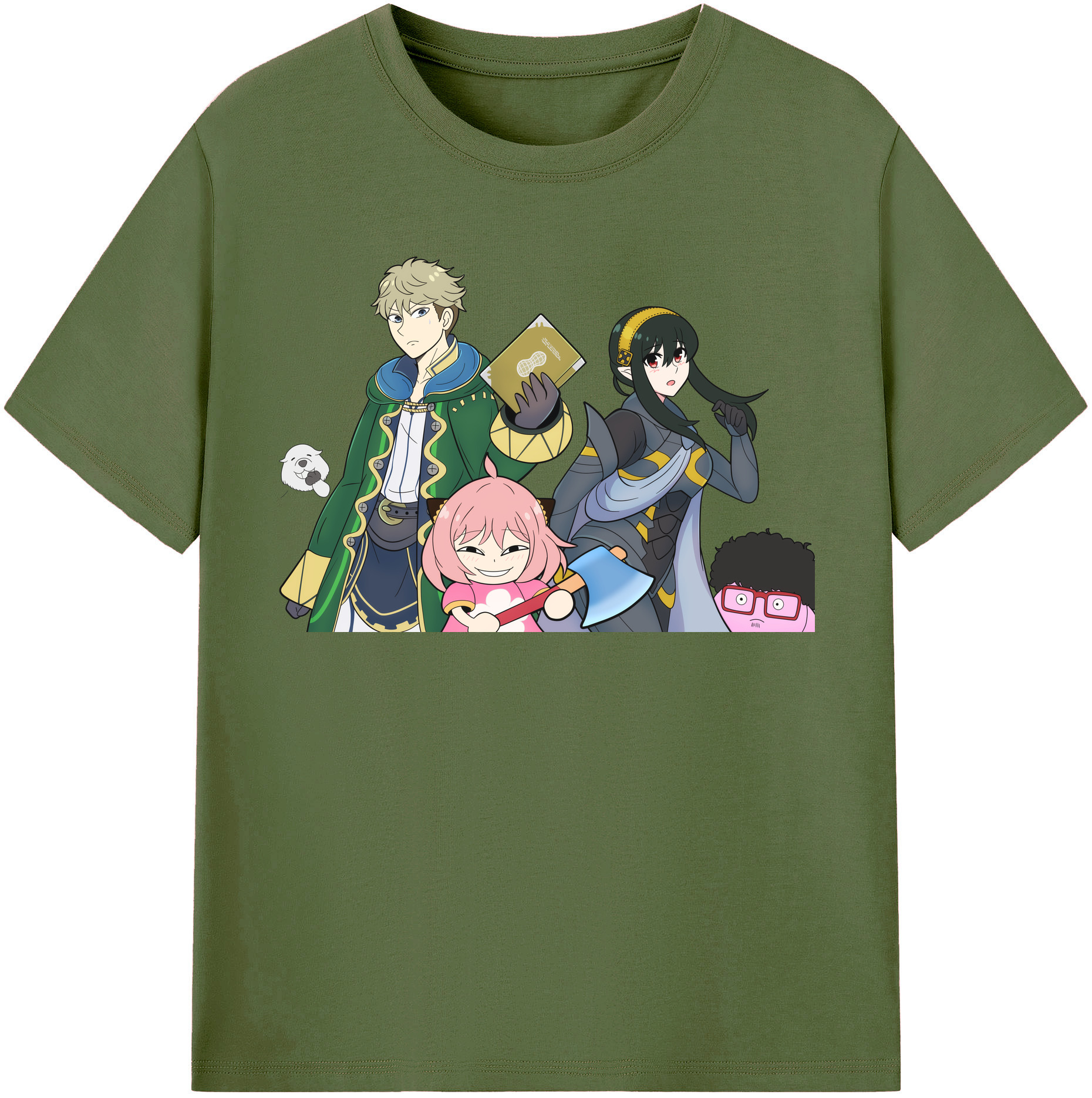 （画像用） SPY×FAMILY间谍家家酒 綿100％半袖Tシャツ（フロントプリント）